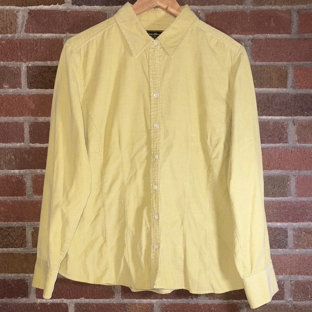 Size XL - Eddie Bauer VTG Classic Fit Long Sleeve Cotton Button Up Shirt Top